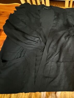 New York & Co cardigan ruffle long sleeve sweater